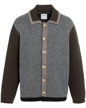 Barrie X Mackintosh Cashmere-Wool Contrast Jacket - Grey