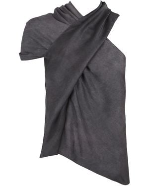 Cortana Odisea Satin Top - Black