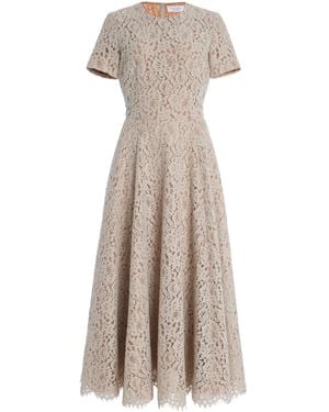 Michael Kors Lace Midi Dress - Natural