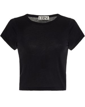 ÉTERNE Cotton-Blend Baby T-Shirt - Black