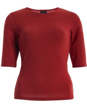 Leset Lauren Mid-sleeve Jersey T-shirt - Red