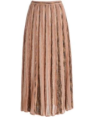Ulla Johnson Clio Knit Maxi Skirts - Brown