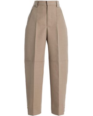 Bottega Veneta Wool-twill Trousers - Natural