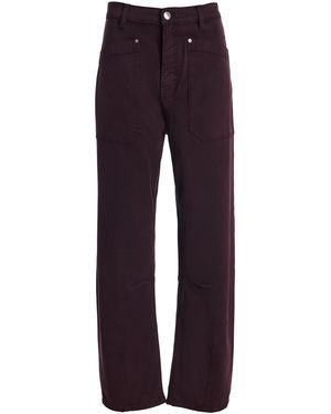 DL1961 Bilie Easy Barrel High Rise Trousers - Blue