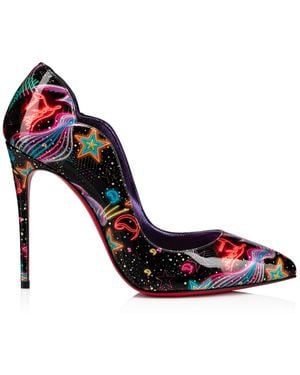 Christian Louboutin Hot Chick 100Mm Patent Leather Pumps - Multicolor