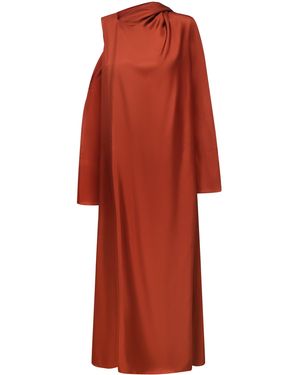 DI STAVNITSER Rebeca Silk Maxi Dress - Red