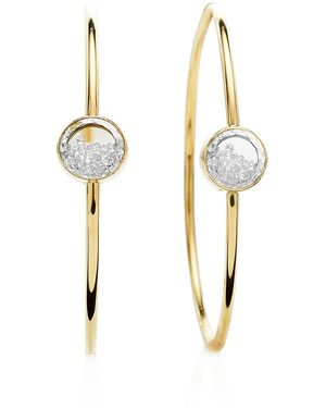 Moritz Glik 18K Aro 50 Hoop Earrings - Metallic