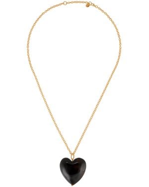 Sylvia Toledano Plated Cupidon Pendant - Black