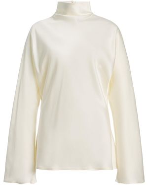 Rohe Minimal-waisted Satin Top - White