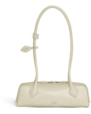 Alaïa Le Teckel Small Leather Bag - White