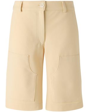 Kate Hundley Exclusive Pocket-Detailed Cotton Carpenter Shorts - Natural