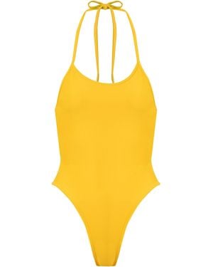 Ay Que Calor Exclusive La Isla Martina One-Piece Swimsuit - Yellow