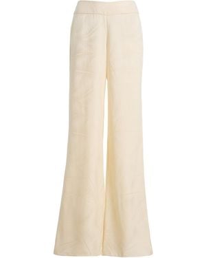 Johanna Ortiz Laidback Energy Wide-Leg Pants - White