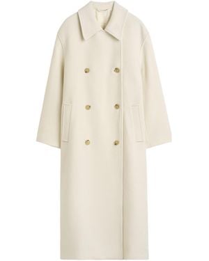 TOTEME Shield Wool-Blend Coat - Natural