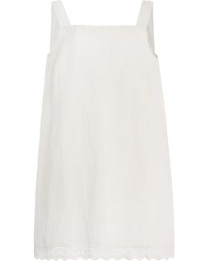 Posse Grace Ramie Mini Dress - White