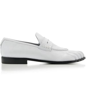 Coperni Five-Toe Leather Loafers - White