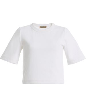 Chan Luu Beaded Cotton Tee - White