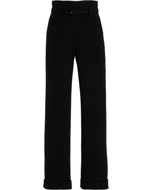 Brandon Maxwell The Bowen Tailored Trouser With Self Belt - Black