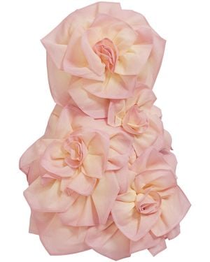 Aje. Johanna Flower-Detailed Cotton Mini Dress - Pink