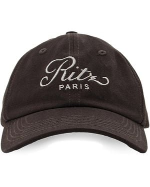 FRAME X Ritz Cotton Hat - Black