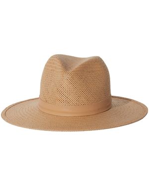 Janessa Leone Simone Handwoven Hat - White