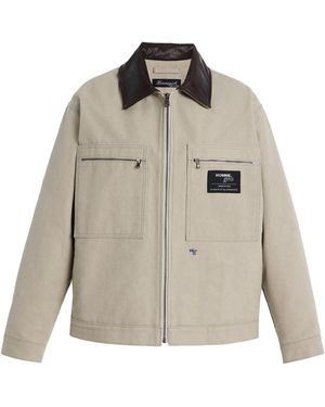 HOMMEGIRLS Canvas Work Jacket - Natural