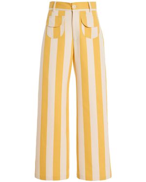 La Veste Parasol Cotton Trousers - Yellow