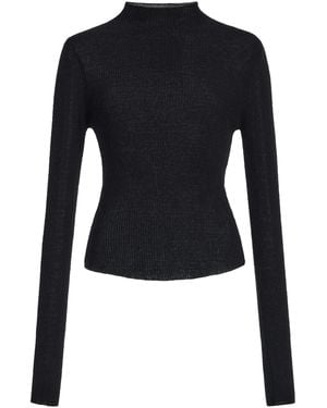 Citizens of Humanity Leelah Turtleneck Wool-Cashmere Jumper - Black