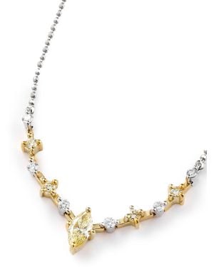 Milamore 18K Galaxy Diamond Necklace - Metallic