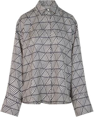 Heirlome X A. Morales Basket Silk Shirt - Grey