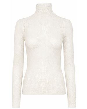 Gabriela Hearst Waite Silk-Wool Top - White