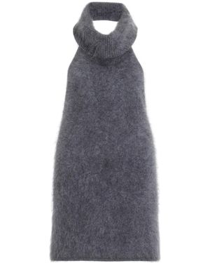 Lisa Yang Lauretta Cashmere Halter Top - Blue