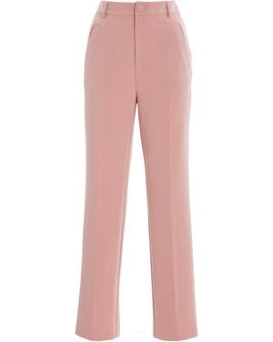 Huishan Zhang Wells Straight-Leg Trousers - Pink