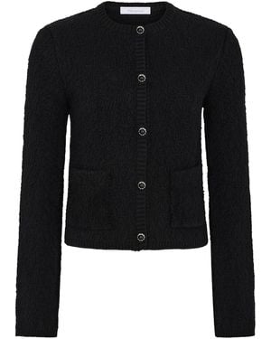 Rabanne Wool-Cashmere Cardigan - Black