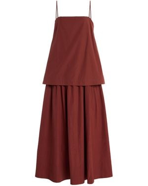 House of Dagmar Cotton Maxi Dress - Red