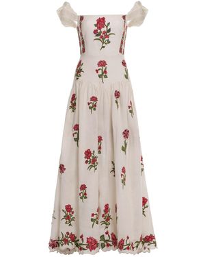 Agua Bendita Siembra Quebrada Maxi Dress - Natural