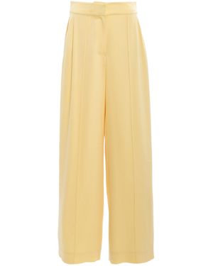 Jonathan Simkhai Kyra Wide-Leg Trousers - Yellow