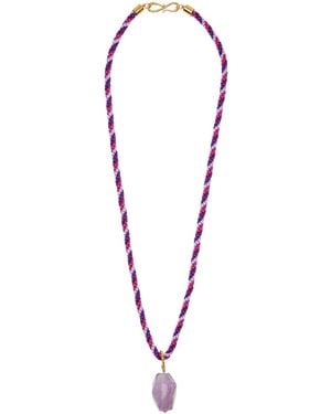 Sylvia Toledano Amethyst Necklace - Black