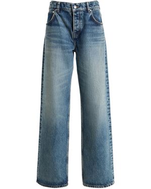 EB DENIM Baggy Rigid Mid-Rise Wide-Leg Jeans - Blue