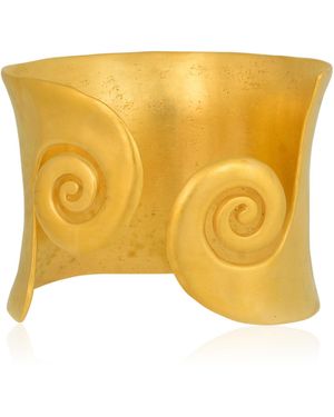 CANO Mullu 24K-Plated Brass Cuff - Yellow