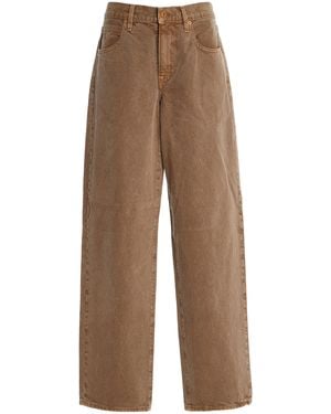 SLVRLAKE Denim Jamie Rigid Mid-rise Curve Jeans - Natural