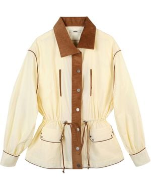 Siedres Elin Cotton-Blend Jacket - Natural