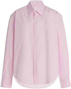 Comme Si La Classica Cotton Poplin Shirt - Pink