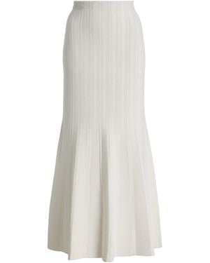 Adam Lippes Lyra Jacquard Skirt - White