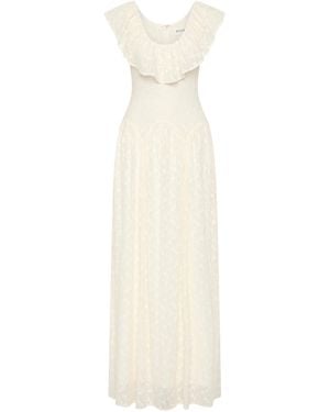 ROAME. Daisie Lace Maxi Dress - White