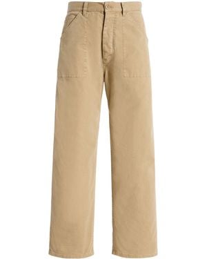 Nili Lotan Whitney Cotton Trousers - Natural