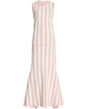 Zankov Faye Striped Knit Maxi Dress - Pink