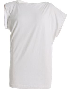 Agolde Beth Cotton T-Shirt - White