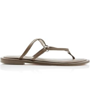 A.Emery Nanaka Leather Sandals - Brown