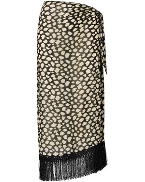 ROAME. Pandora Fringe Maxi Skirt - Black